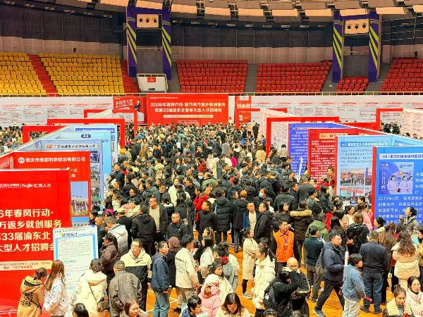 167家企业带来1.15万个岗位 渝东北春季大型人才招聘会在万州举行1.jpeg